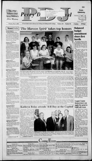 Perry Daily Journal (Perry, Okla.), Vol. 110, No. 81, Ed. 1 Monday, May 5, 2003