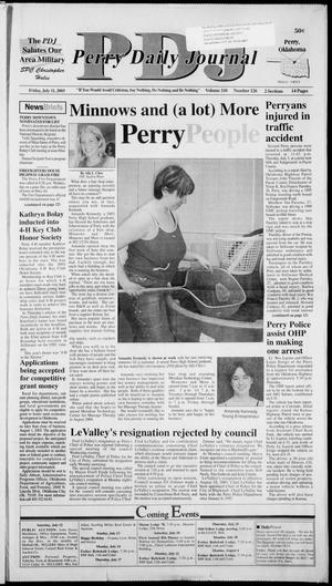 Perry Daily Journal (Perry, Okla.), Vol. 110, No. 126, Ed. 1 Friday, July 11, 2003