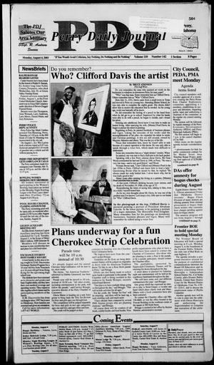 Perry Daily Journal (Perry, Okla.), Vol. 110, No. 142, Ed. 1 Monday, August 4, 2003