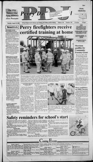 Perry Daily Journal (Perry, Okla.), Vol. 110, No. 148, Ed. 1 Tuesday, August 12, 2003