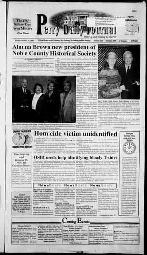 Perry Daily Journal (Perry, Okla.), Vol. 110, No. 198, Ed. 1 Friday, October 24, 2003