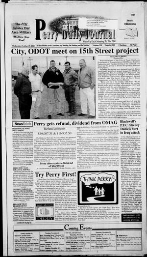 Perry Daily Journal (Perry, Okla.), Vol. 110, No. 201, Ed. 1 Wednesday, October 29, 2003