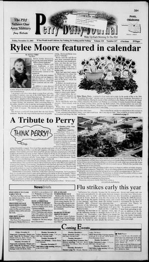 Perry Daily Journal (Perry, Okla.), Vol. 110, No. 217, Ed. 1 Friday, November 21, 2003