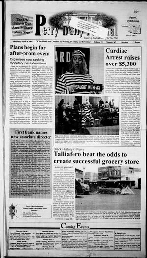 Perry Daily Journal (Perry, Okla.), Vol. 111, No. 43, Ed. 1 Thursday, March 4, 2004