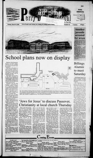 Primary view of object titled 'Perry Daily Journal (Perry, Okla.), Vol. 111, No. 61, Ed. 1 Tuesday, March 30, 2004'.