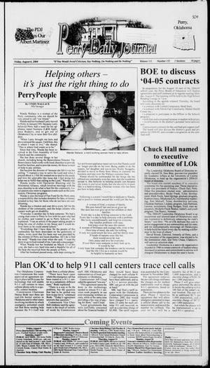 Perry Daily Journal (Perry, Okla.), Vol. 111, No. 152, Ed. 1 Friday, August 6, 2004