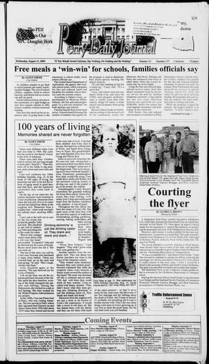 Perry Daily Journal (Perry, Okla.), Vol. 111, No. 155, Ed. 1 Wednesday, August 11, 2004