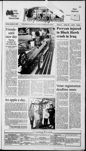 Perry Daily Journal (Perry, Okla.), Vol. 111, No. 186, Ed. 1 Monday, September 27, 2004