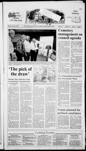 Perry Daily Journal (Perry, Okla.), Vol. 111, No. 191, Ed. 1 Monday, October 4, 2004
