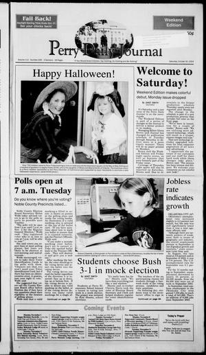 Perry Daily Journal (Perry, Okla.), Vol. 111, No. 209, Ed. 1 Saturday, October 30, 2004