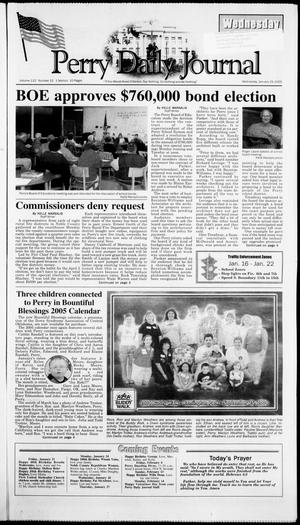 Perry Daily Journal (Perry, Okla.), Vol. 112, No. 12, Ed. 1 Wednesday, January 19, 2005