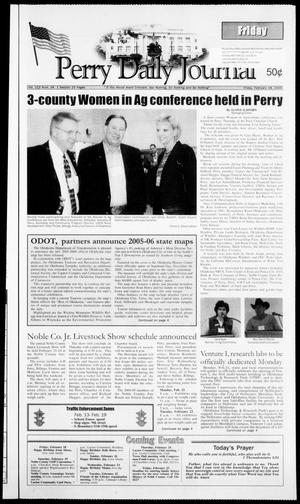 Perry Daily Journal (Perry, Okla.), Vol. 112, No. 34, Ed. 1 Friday, February 18, 2005