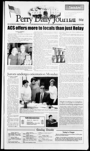 Perry Daily Journal (Perry, Okla.), Vol. 112, No. 56, Ed. 1 Tuesday, March 22, 2005