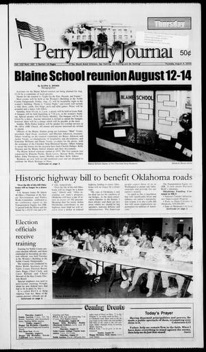 Perry Daily Journal (Perry, Okla.), Vol. 112, No. 152, Ed. 1 Thursday, August 4, 2005