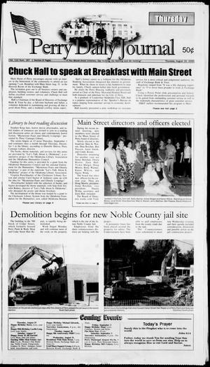 Perry Daily Journal (Perry, Okla.), Vol. 112, No. 167, Ed. 1 Thursday, August 25, 2005