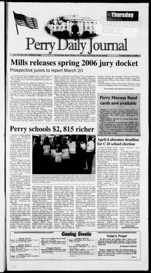 Perry Daily Journal (Perry, Okla.), Vol. 114, No. 48, Ed. 1 Thursday, March 9, 2006