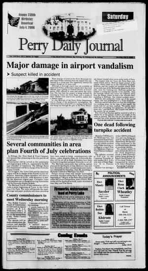 Perry Daily Journal (Perry, Okla.), Vol. 114, No. 129, Ed. 1 Saturday, July 1, 2006