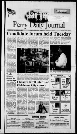 Perry Daily Journal (Perry, Okla.), Vol. 114, No. 141, Ed. 1 Thursday, July 20, 2006