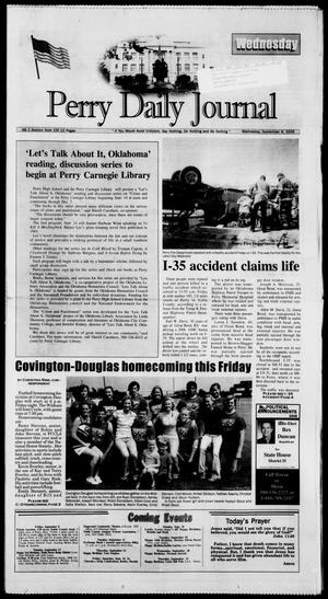 Primary view of object titled 'Perry Daily Journal (Perry, Okla.), Vol. 66, No. 174, Ed. 1 Wednesday, September 6, 2006'.
