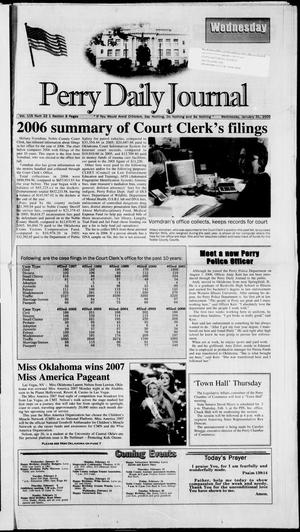 Perry Daily Journal (Perry, Okla.), Vol. 115, No. 22, Ed. 1 Wednesday, January 31, 2007