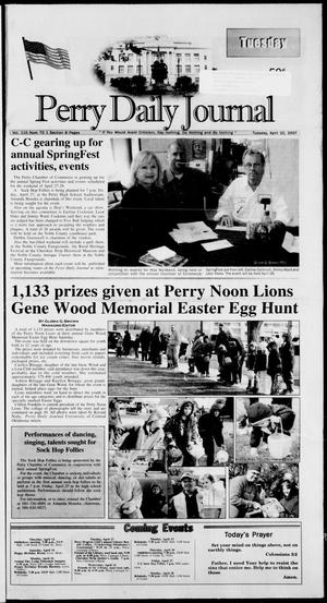 Perry Daily Journal (Perry, Okla.), Vol. 115, No. 70, Ed. 1 Tuesday, April 10, 2007