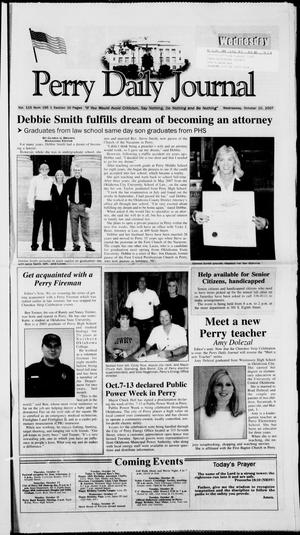 Perry Daily Journal (Perry, Okla.), Vol. 115, No. 195, Ed. 1 Wednesday, October 10, 2007