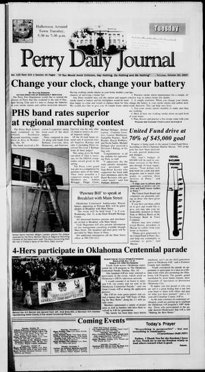 Perry Daily Journal (Perry, Okla.), Vol. 115, No. 210, Ed. 1 Tuesday, October 30, 2007
