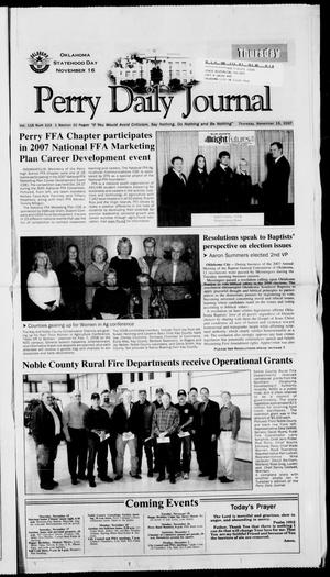 Perry Daily Journal (Perry, Okla.), Vol. 115, No. 223, Ed. 1 Thursday, November 15, 2007