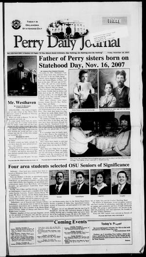 Perry Daily Journal (Perry, Okla.), Vol. 115, No. 224, Ed. 1 Friday, November 16, 2007