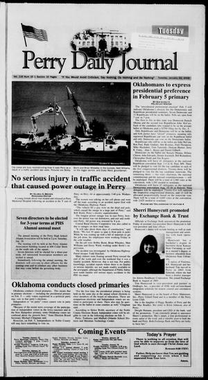 Perry Daily Journal (Perry, Okla.), Vol. 116, No. 15, Ed. 1 Tuesday, January 22, 2008