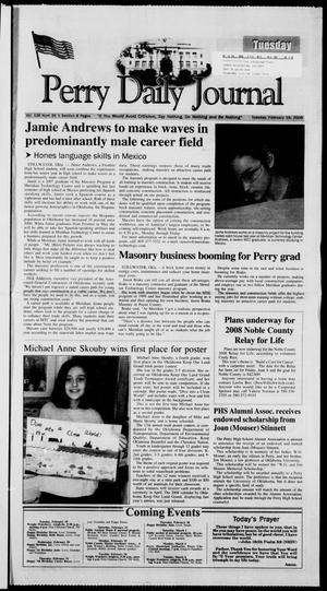 Perry Daily Journal (Perry, Okla.), Vol. 116, No. 35, Ed. 1 Tuesday, February 19, 2008