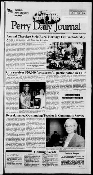 Perry Daily Journal (Perry, Okla.), Vol. 116, No. 80, Ed. 1 Wednesday, April 23, 2008