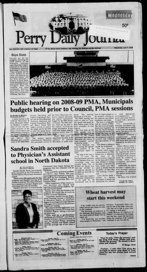 Perry Daily Journal (Perry, Okla.), Vol. 116, No. 109, Ed. 1 Wednesday, June 4, 2008
