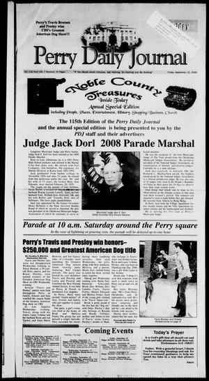 Perry Daily Journal (Perry, Okla.), Vol. 116, No. 181, Ed. 1 Friday, September 12, 2008