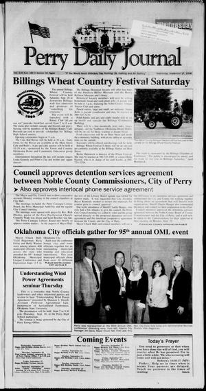 Perry Daily Journal (Perry, Okla.), Vol. 116, No. 184, Ed. 1 Wednesday, September 17, 2008