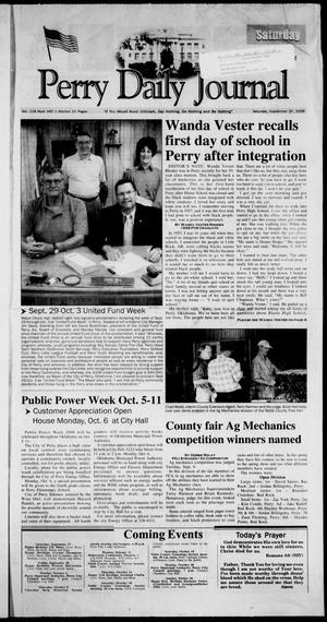 Perry Daily Journal (Perry, Okla.), Vol. 116, No. 192, Ed. 1 Saturday, September 27, 2008