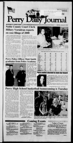Primary view of object titled 'Perry Daily Journal (Perry, Okla.), Vol. 117, No. 17, Ed. 1 Saturday, January 24, 2009'.