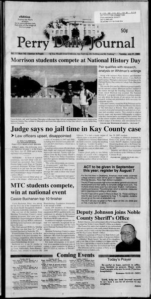 Perry Daily Journal (Perry, Okla.), Vol. 117, No. 142, Ed. 1 Tuesday, July 21, 2009