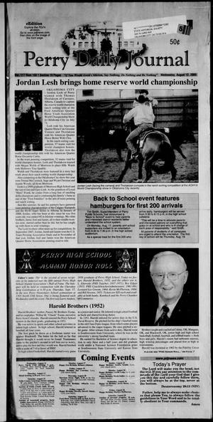 Perry Daily Journal (Perry, Okla.), Vol. 117, No. 158, Ed. 1 Wednesday, August 12, 2009