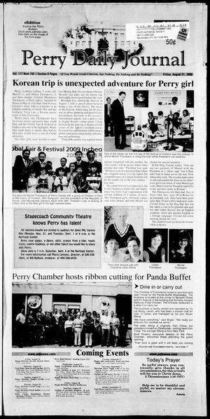 Perry Daily Journal (Perry, Okla.), Vol. 117, No. 165, Ed. 1 Friday, August 21, 2009