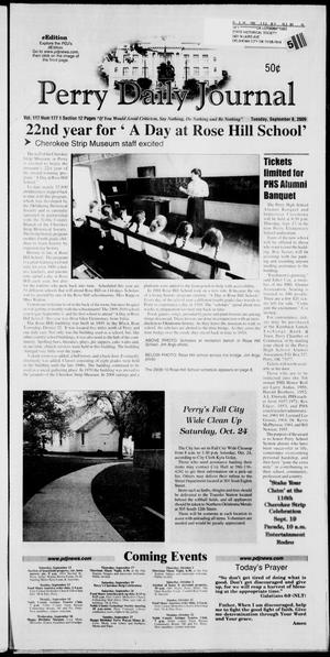 Perry Daily Journal (Perry, Okla.), Vol. 117, No. 177, Ed. 1 Tuesday, September 8, 2009
