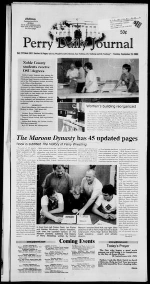Perry Daily Journal (Perry, Okla.), Vol. 117, No. 182, Ed. 1 Tuesday, September 15, 2009