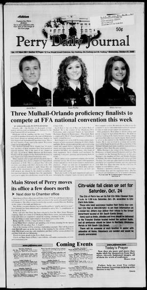 Perry Daily Journal (Perry, Okla.), Vol. 117, No. 206, Ed. 1 Wednesday, October 21, 2009