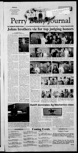 Perry Daily Journal (Perry, Okla.), Vol. 118, No. 39, Ed. 1 Thursday, February 25, 2010