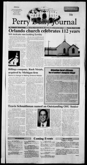 Perry Daily Journal (Perry, Okla.), Vol. 118, No. 53, Ed. 1 Thursday, March 18, 2010