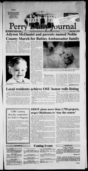 Perry Daily Journal (Perry, Okla.), Vol. 118, No. 157, Ed. 1 Friday, August 13, 2010