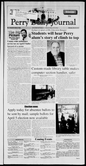 Perry Daily Journal (Perry, Okla.), Vol. 119, No. 62, Ed. 1 Wednesday, March 30, 2011