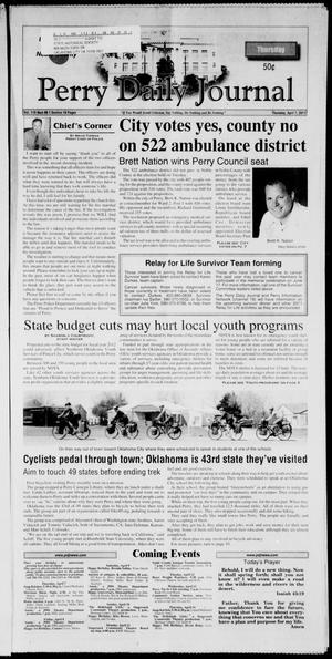Perry Daily Journal (Perry, Okla.), Vol. 119, No. 68, Ed. 1 Thursday, April 7, 2011