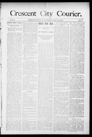 Primary view of object titled 'Crescent City Courier. (Crescent City, Okla. Terr.), Vol. 1, No. 42, Ed. 1 Friday, October 26, 1894'.
