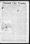 Thumbnail image of item number 1 in: 'Crescent City Courier. (Crescent City, Okla. Terr.), Vol. 2, No. 20, Ed. 1 Friday, May 24, 1895'.
